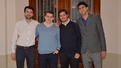 Los creadores de PictoTEA: Franco Di Stefano, Juan Brito, Martín de la Llave, Matías Borges