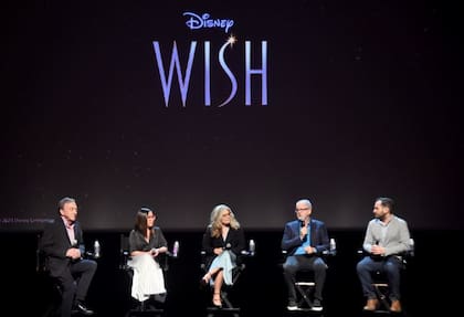 Los creadores de Wish: el poder de los deseos en el Captain Theater, en Los Ángeles
