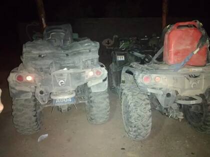 Los cuatriciclos fueron secuestrados por la policía de Catamarca