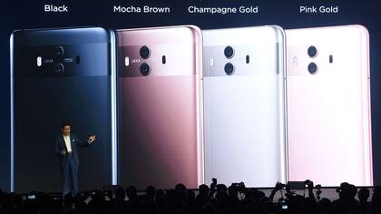 Los cuatro colores del Huawei Mate 10 Pro