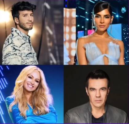 Los cuatro conductores de los Premios Lo Nuestro 2023