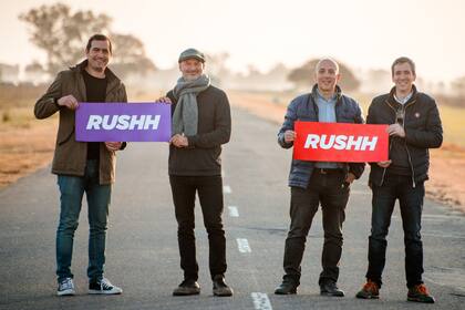 Los cuatro fundadores de Rushh