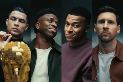 Los cuatro futbolistas protagonizaron una publicidad y revolucionaron las redes (Foto: Captura)