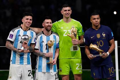 Los cuatro ganadores de los galardones individuales de la Copa del Mundo Qatar 2022