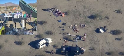 Los cuatro individuos fueron capturados el viernes en el desierto de Mojave