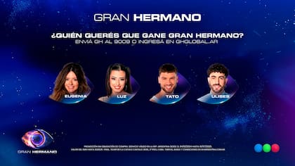 Los cuatro jugadores que continúan en carrera en Gran Hermano
