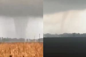 Un tornado sorprendió a un pueblo de Buenos Aires, destruyó una casa y dejó 4 heridos