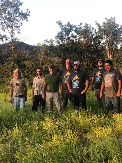 Los cuidadores de las elefantas en Mendoza, presentes en Brasil