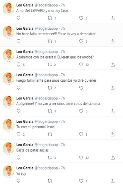 Los curiosos tuits de Leo García
