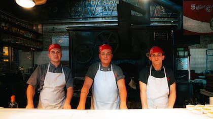 Los custodios del legado pizzero.