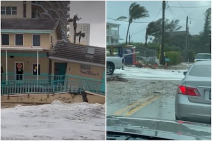 Los daños en Florida tras el paso del huracán Nicole
