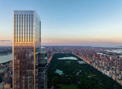 Los departamentos más altos del Central Park Tower encuentran grandes dificultades para venderse.