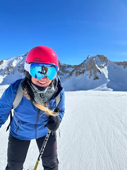 Los deportes en la nieve fascinan a Ana Zapiola y quiere asegurarse que no deberá resignarlos en el largo plazo