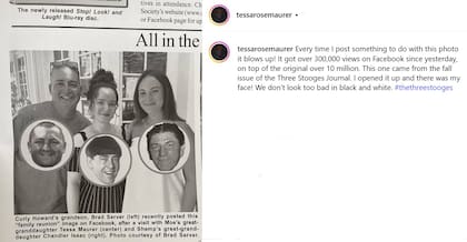 Los descendientes de Los Tres Chiflados (Foto: Instagram/@terrarosemaurer)