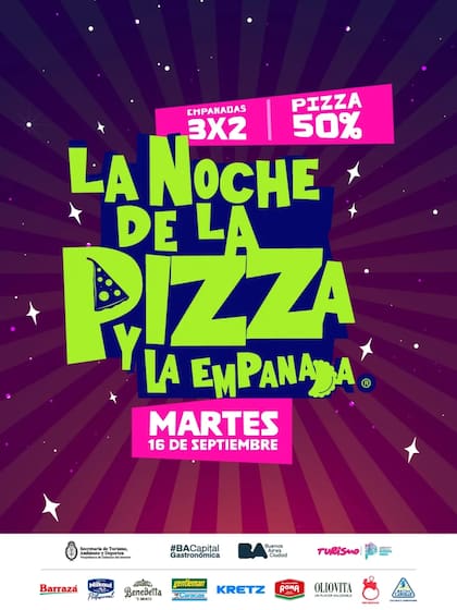 La Noche de la Pizza y la Empanada llega a Neuquén y Río Negro: conocé los descuentos imperdibles - Image 2