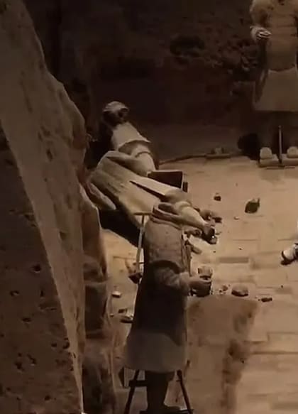 Los destrozos en el monumento causaron indignación (Foto: The Sun)