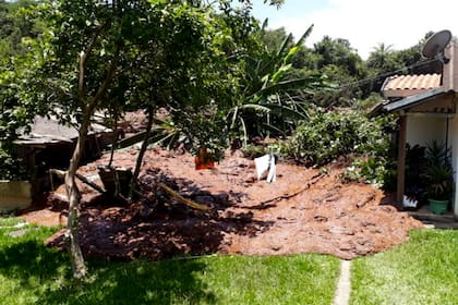 Los destrozos en la localidad de Brumadinho