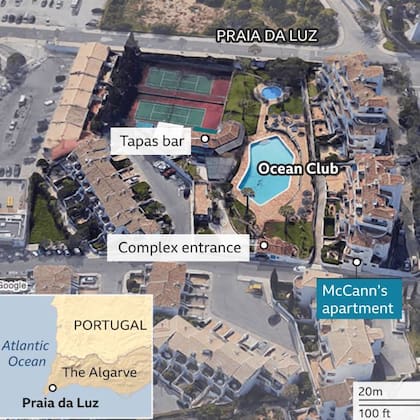 Los detalles del complejo turístico Ocean Blue, donde desapareció Madeleine McCann