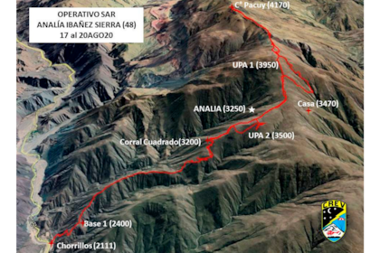 Los detalles del operativo para rescatar a Analía, en el cerro Pacuy
