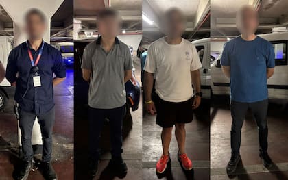 Los detenidos de la banda de "Trapitos VIP"