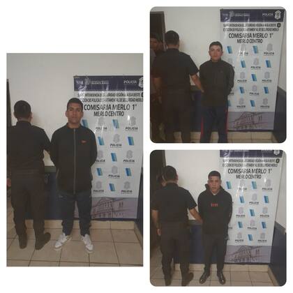 Los detenidos en la Comisaría 1era de Merlo