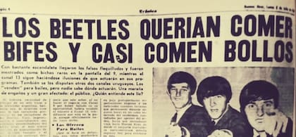 Los diarios argentinos reflejaban en sus titulares el culebrón de los falsos Beatles