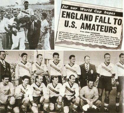 Los diarios del mundo no creyeron cierta la noticia de que Estados Unidos le había ganado a Inglaterra en el Mundial del 50.