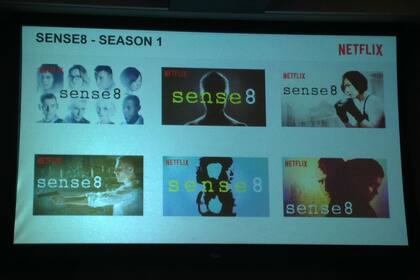 Los diferentes posters que barajó Netflix a la hora de mostrar Sense8