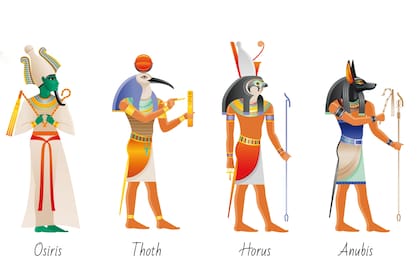 Los dioses egipcios