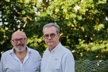 Los directores de los festivales de cine de San Sebastián, José Luis Rebordinos (a la izq en la foto), y Málaga, José Antonio Vigar, en Buenos Aires.