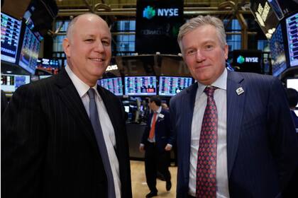 Los directores de NYSE: Duncan Niederauer y Jeffrey Spreche
