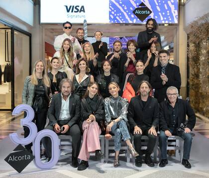 Los diseñadores reunidos para celebrar los 30 años de Alcorta