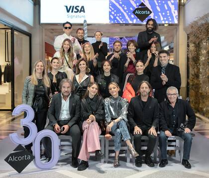 Los diseñadores reunidos para celebrar los 30 años de Alcorta