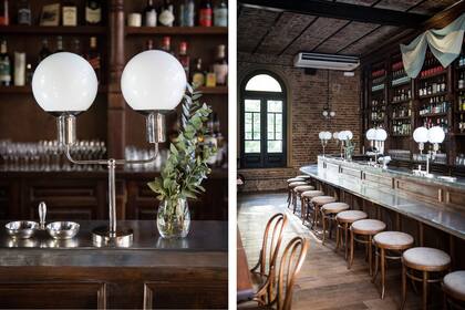 Los diseños antiguos se equilibran con líneas y materiales contemporáneos.