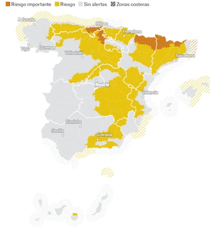 Los distintos niveles de riesgo