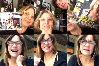 Los divertidos momentos de Carla Peterson y Nancy Duplaá en su "vivo" de Instagram