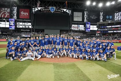 Los Dodgers son uno de los favoritos de la postemporada de la MLB (X @LosDodgers)