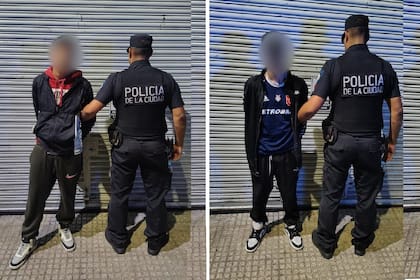 Los dos delincuentes detenidos