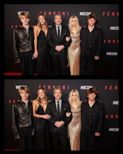 Los dos hijos menores de Patrick Dempsey son gemelos