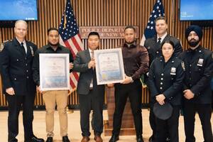 Los dos inmigrantes venezolanos fueron catalogados como héroes por la NYPD