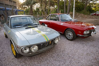 Los dos Lancia Fulvia que formaron parte del evento 100 Millas del Este