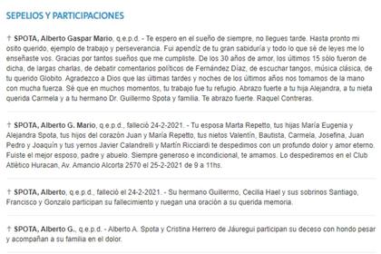 Los dos primeros avisos publicados en LA NACION llamaron la atención: son los mensajes de las dos mujeres involucradas en la historia