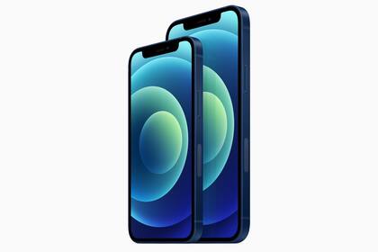 Los dos tamaños del nuevo iPhone 12 y 12 mini: 6,1 y 5,4 pulgadas de pantalla, respectivamente