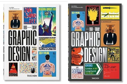 Los dos tomos de La Historia del Diseño Gráfico hoy incluyen material nacional gracias al intercambio con la Fundación IDA.