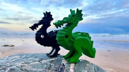 Los dragones verdes son unas de las piezas más raras de todas las que han aparecido en las playas de Cornualles