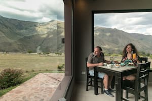 Una casa de té entre cerros con delicias artesanales y vistas increíbles