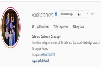 Los duques de Cambridge se inspiraron en los Sussex para realizar algunos cambios en sus redes sociales y mostrarse más humanos frente al mundo