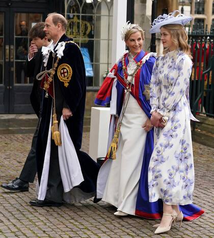Los Duques de Edimburgo presentes en la coronación de Carlos III 