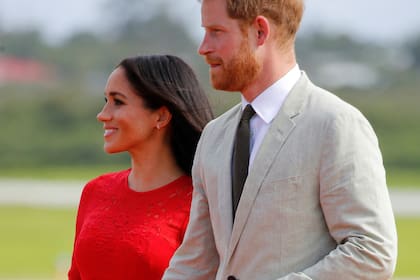 Los duques de Sussex, en Tonga