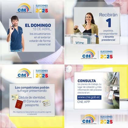 Los ecuatorianos en el extranjero podrán ejercer su voto en los sitios habilitados por los consulados